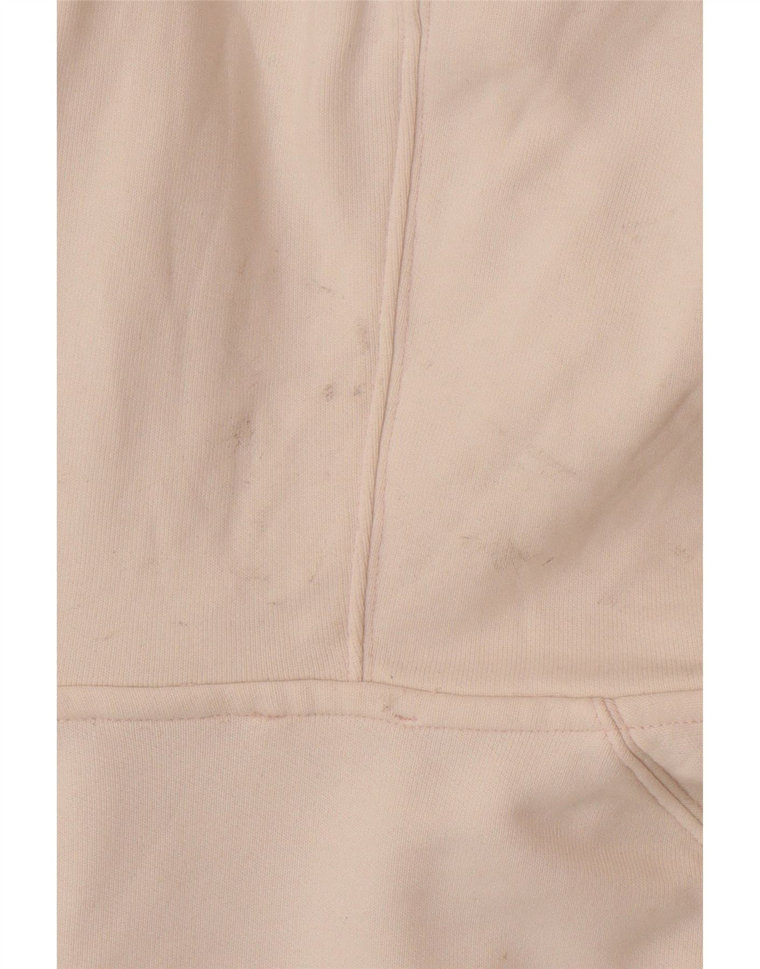 Suéter com capuz feminino LEVI'S UK 16 grande algodão branco