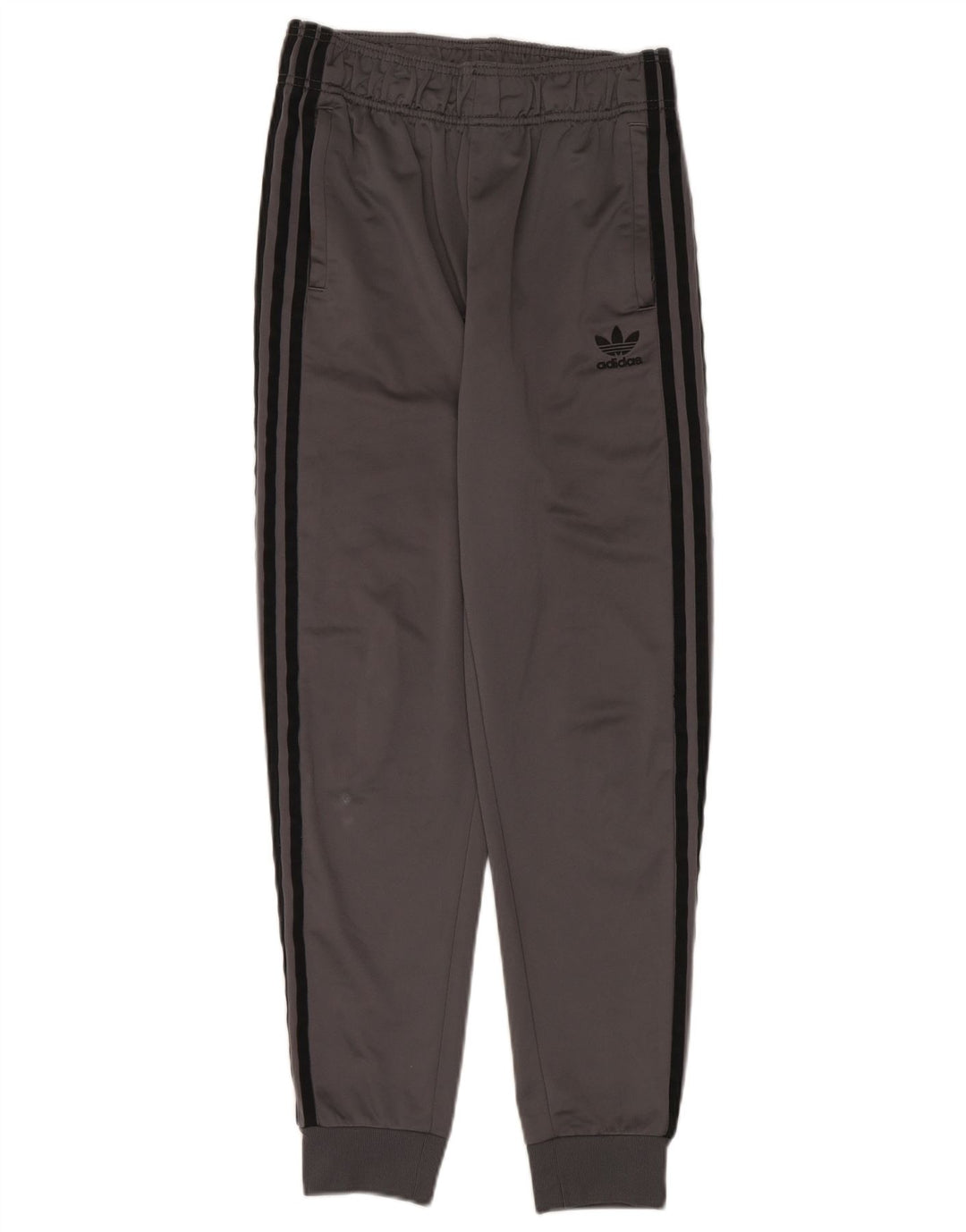 Adidas meninos calças de treino joggers 13-14 anos cinza poliéster
