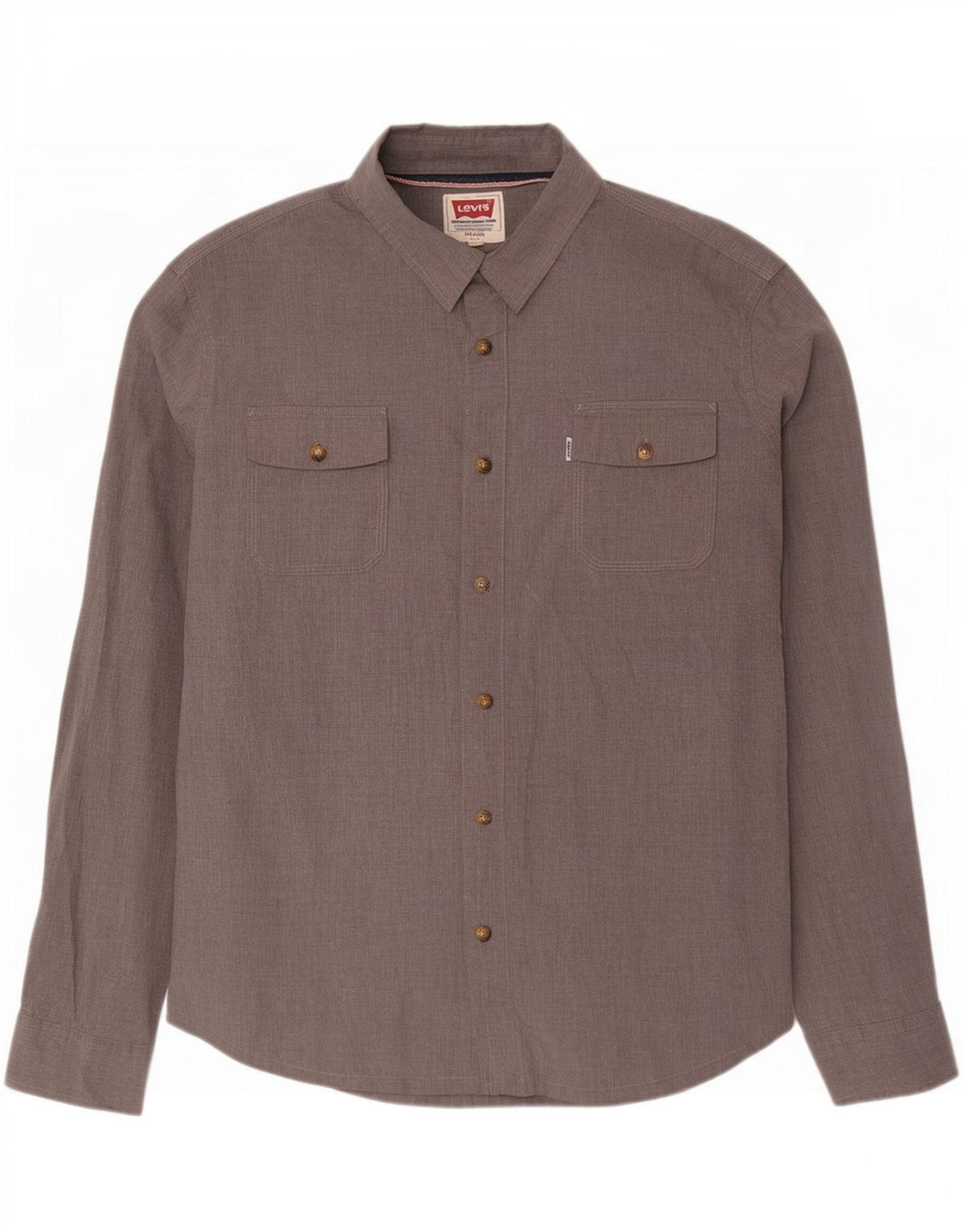 Camisa masculina Levi's 2XL algodão cinza