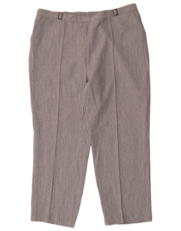 Calça Chino Cônica Feminina Marks & Spencer Reino Unido 18 XL W34 L26 Cinza