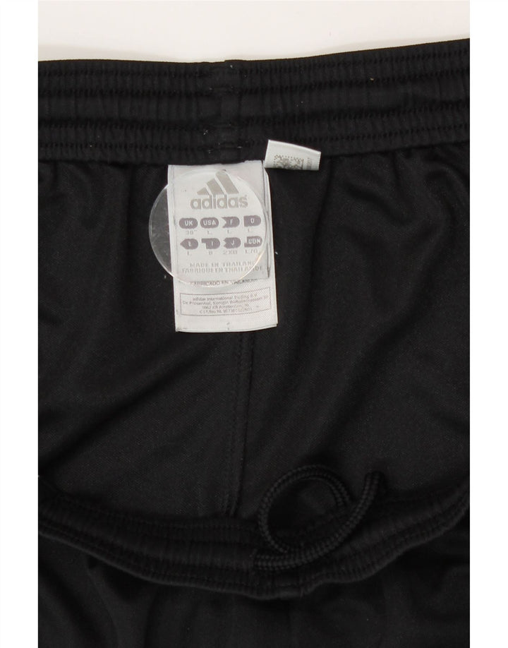 Adidas Mens Climalite Sport Shorts Grandes Esportes Pretos De Poliéster