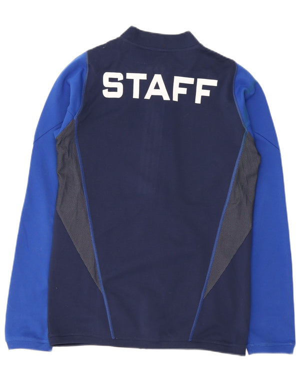 Adidas Mens Aeroready Tracksuit Top Jacket pequeno azul marinho Colourblock