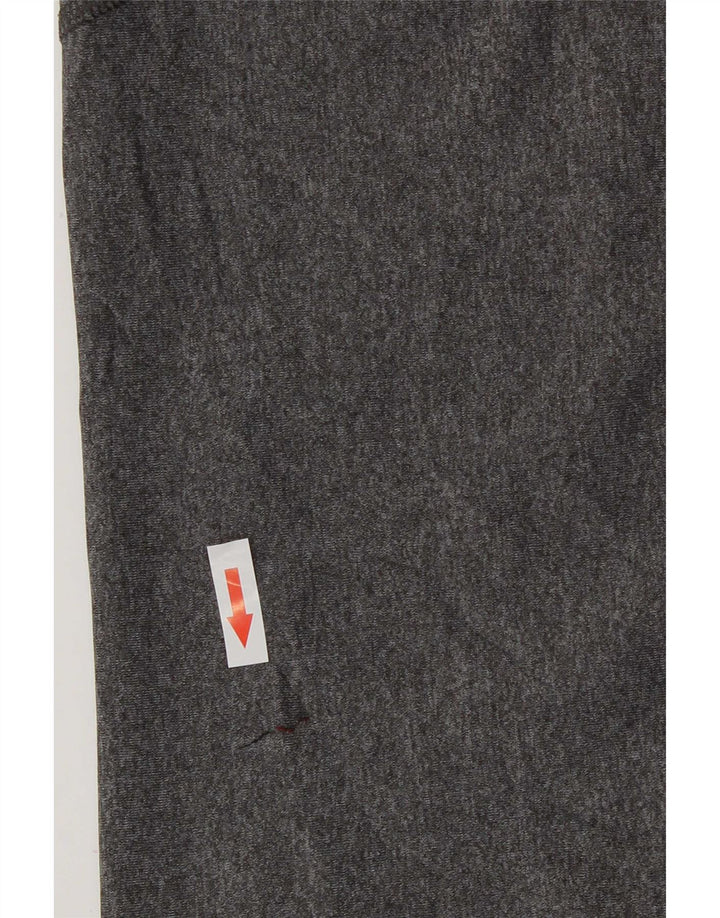 Under Armour Womens Capri Leggings UK 14 Grande Poliéster Geométrico Cinza