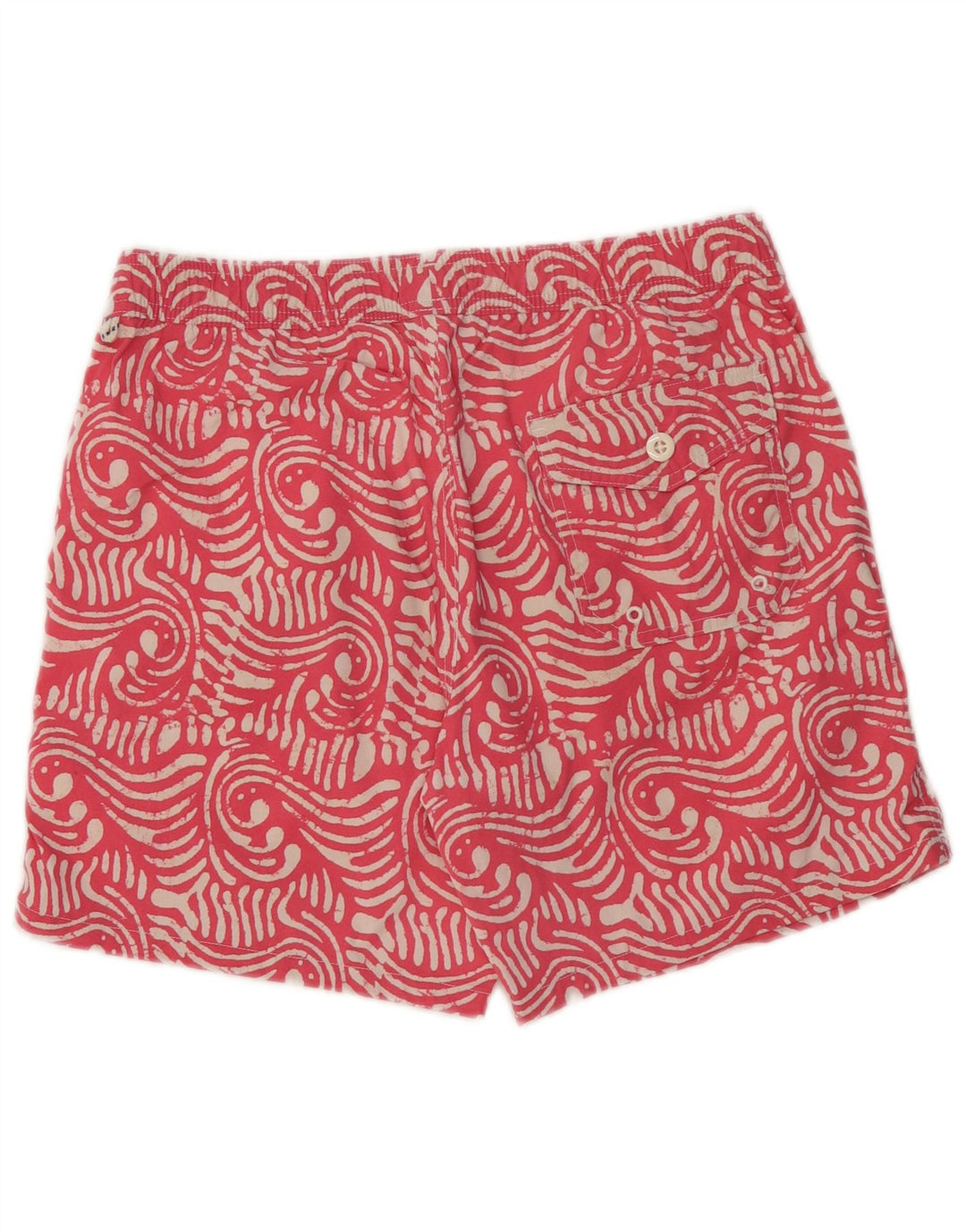 J. CREW Calção de banho masculino médio rosa paisley poliamida