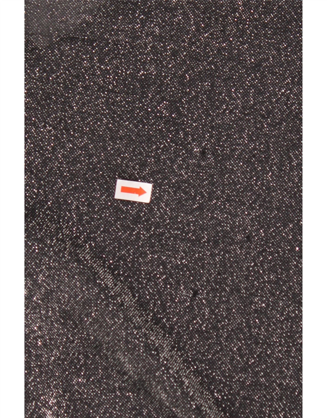 Blusa feminina VINTAGE de grandes dimensões Reino Unido 16 grande poliéster preto manchado