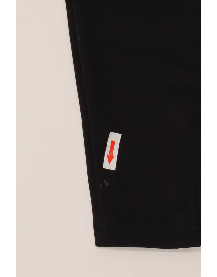 Adidas Womens Crop Leggings UK 12/14 Médio Preto Poliéster