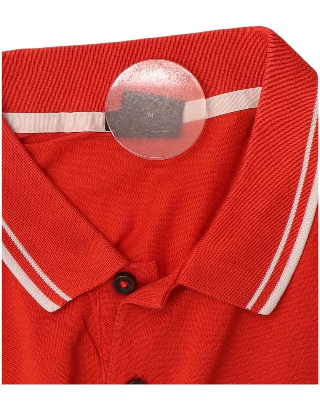 Camisa polo masculina Hugo Boss Regular Fit algodão vermelho médio