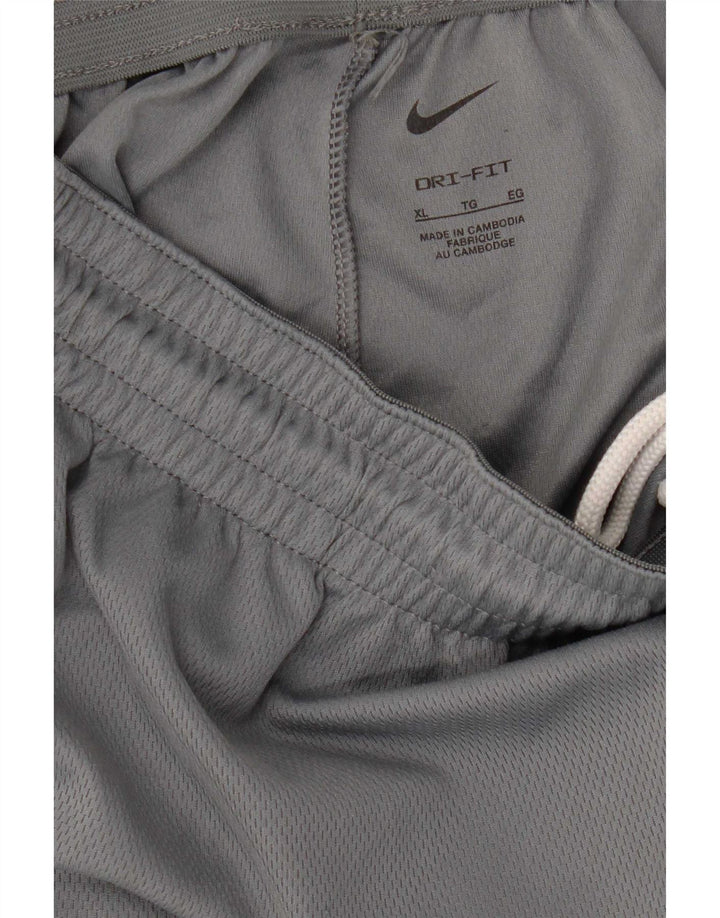 Shorts esportivos Nike masculinos Dri Fit Graphic XL cinza colorblock poliéster