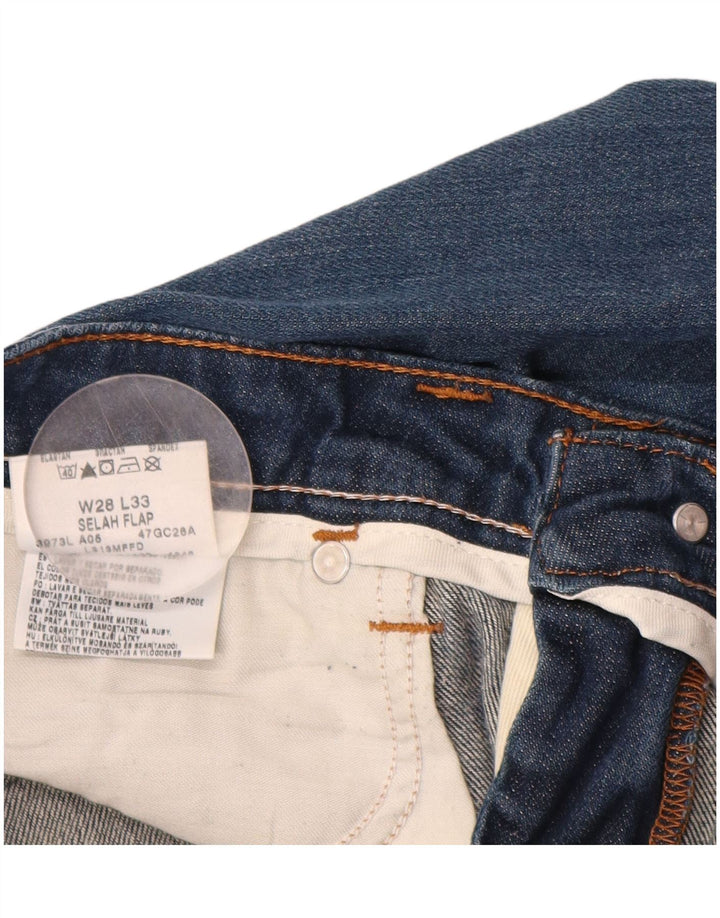 Calça jeans feminina LEE Selah Straight Straight W28 L31 azul algodão