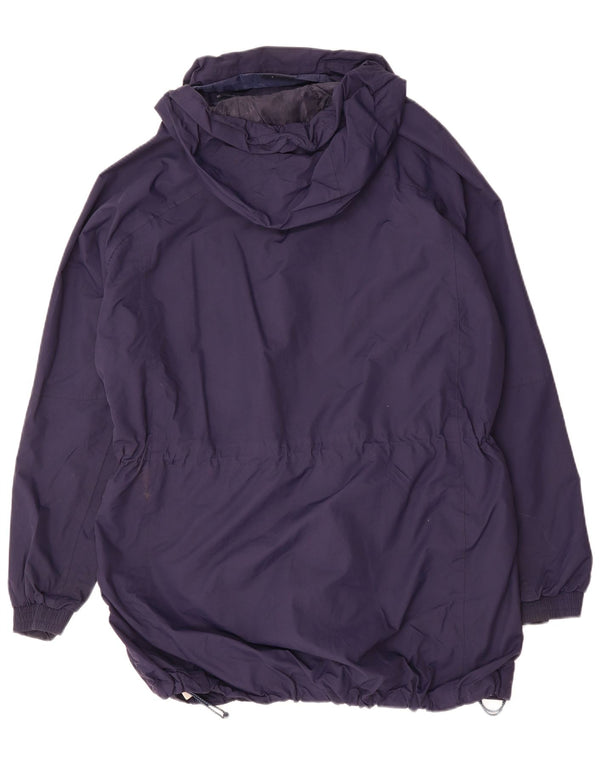 MOUNTAIN WAREHOUSE Capa de chuva feminina com capuz UK 22 3XL azul marinho nylon