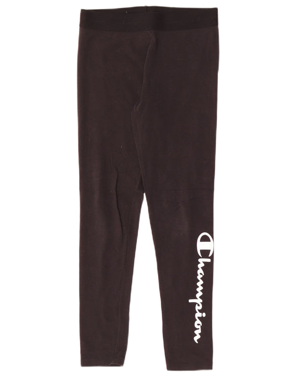 Leggings estampadas Champion para meninas 13-14 anos XL preto algodão