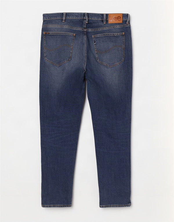 Lee Mens Rider Calça Jeans W40 L27 Azul Algodão