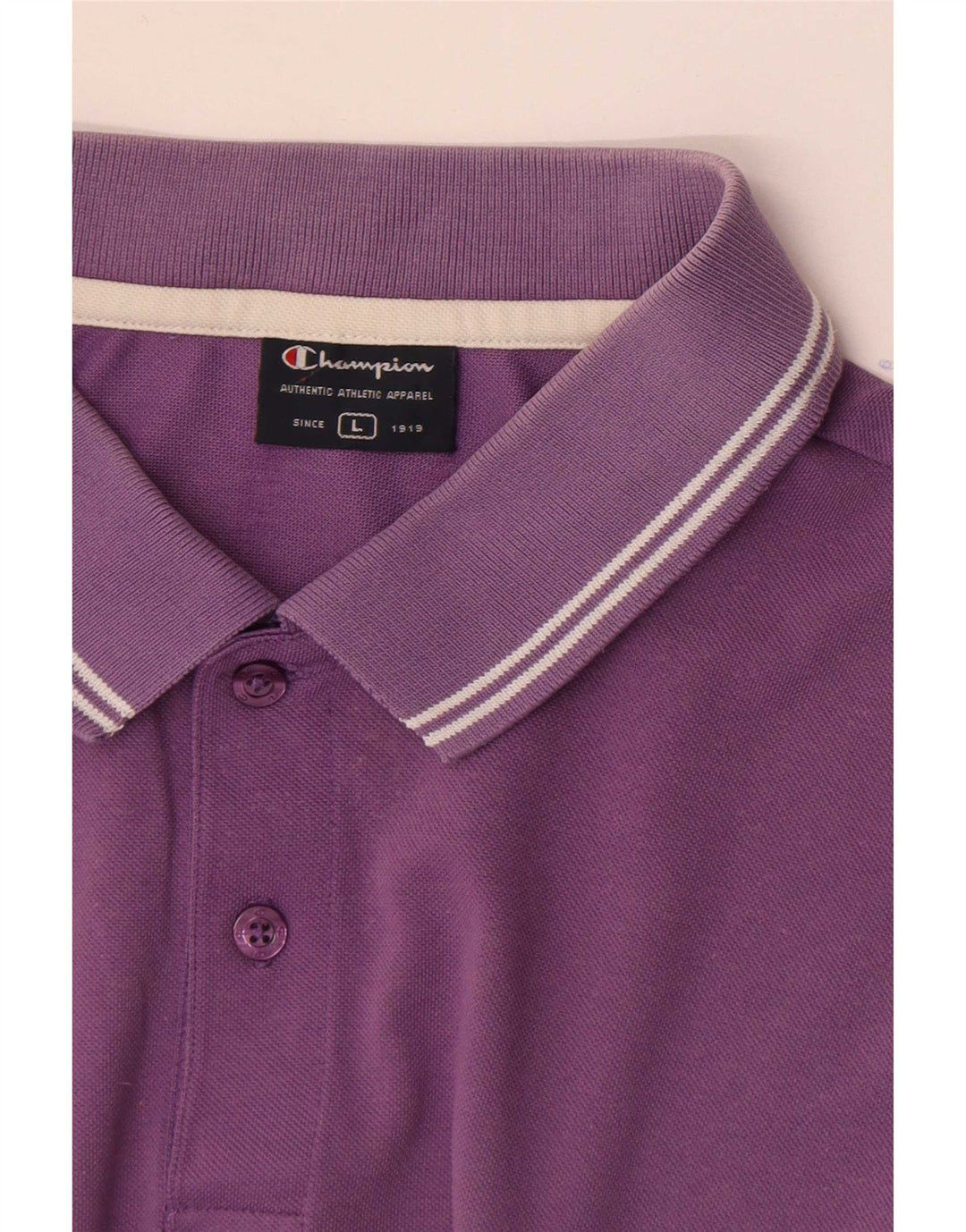Camisa polo masculina Champion grande roxa