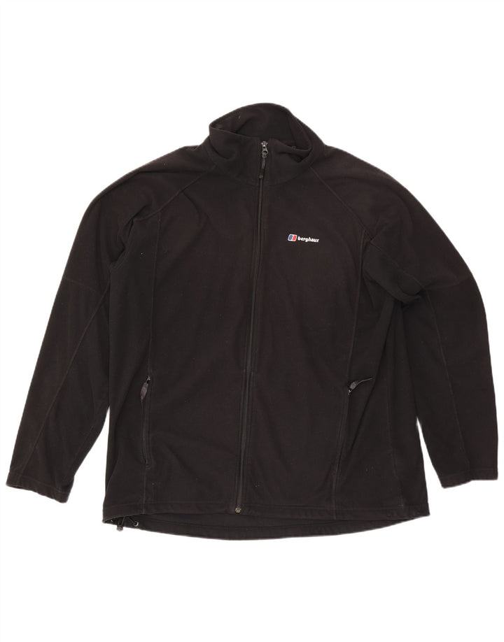Jaqueta de lã masculina Berghaus UK 44 2XL poliéster preto