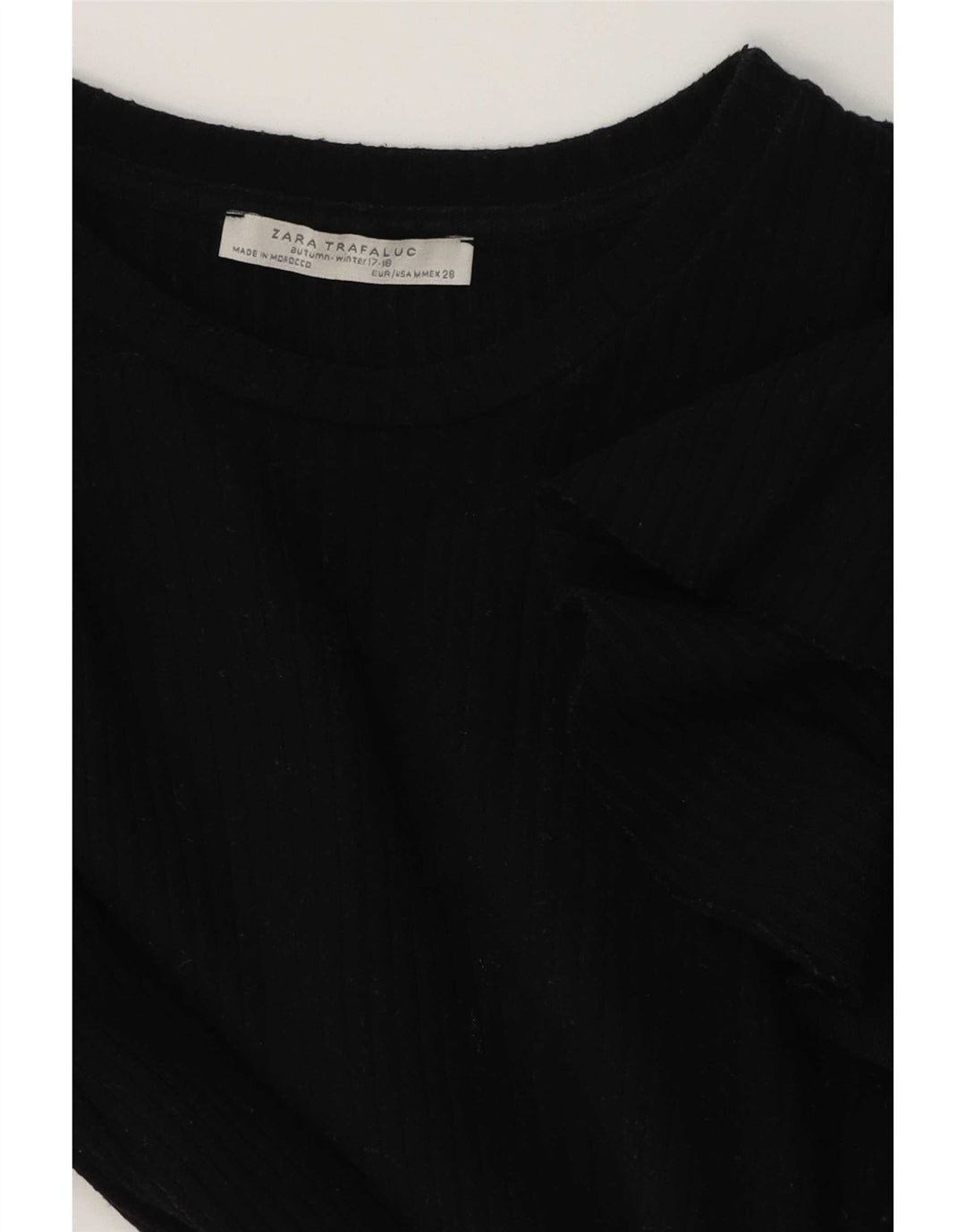 Blusa feminina Zara UK 12 médio preto