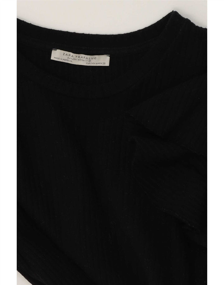 Blusa feminina Zara UK 12 médio preto