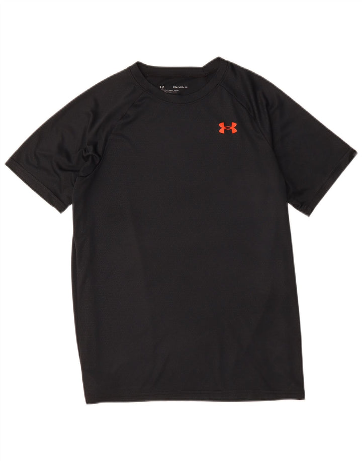 Camiseta Under Armour Boys Top 13-14 Anos XL Preto