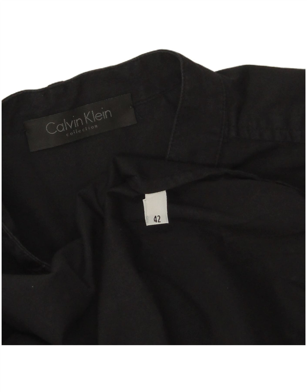Camisa Calvin Klein Mulher EU 42 Grande Preto