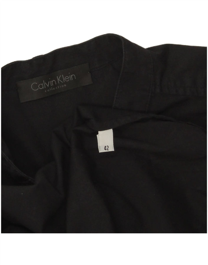 Camisa Calvin Klein Mulher EU 42 Grande Preto