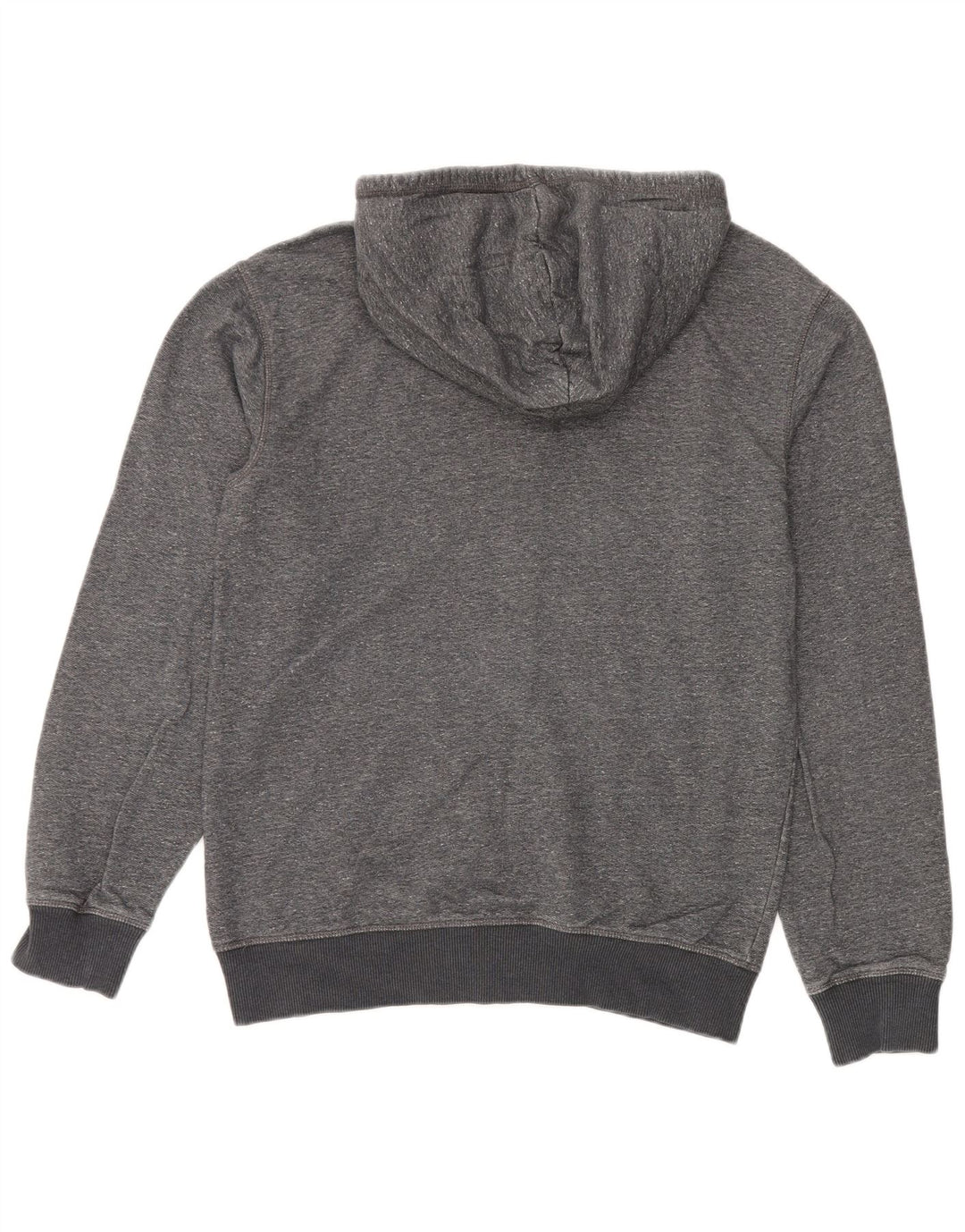 Suéter masculino Quiksilver Premium Zip com capuz de algodão cinza médio