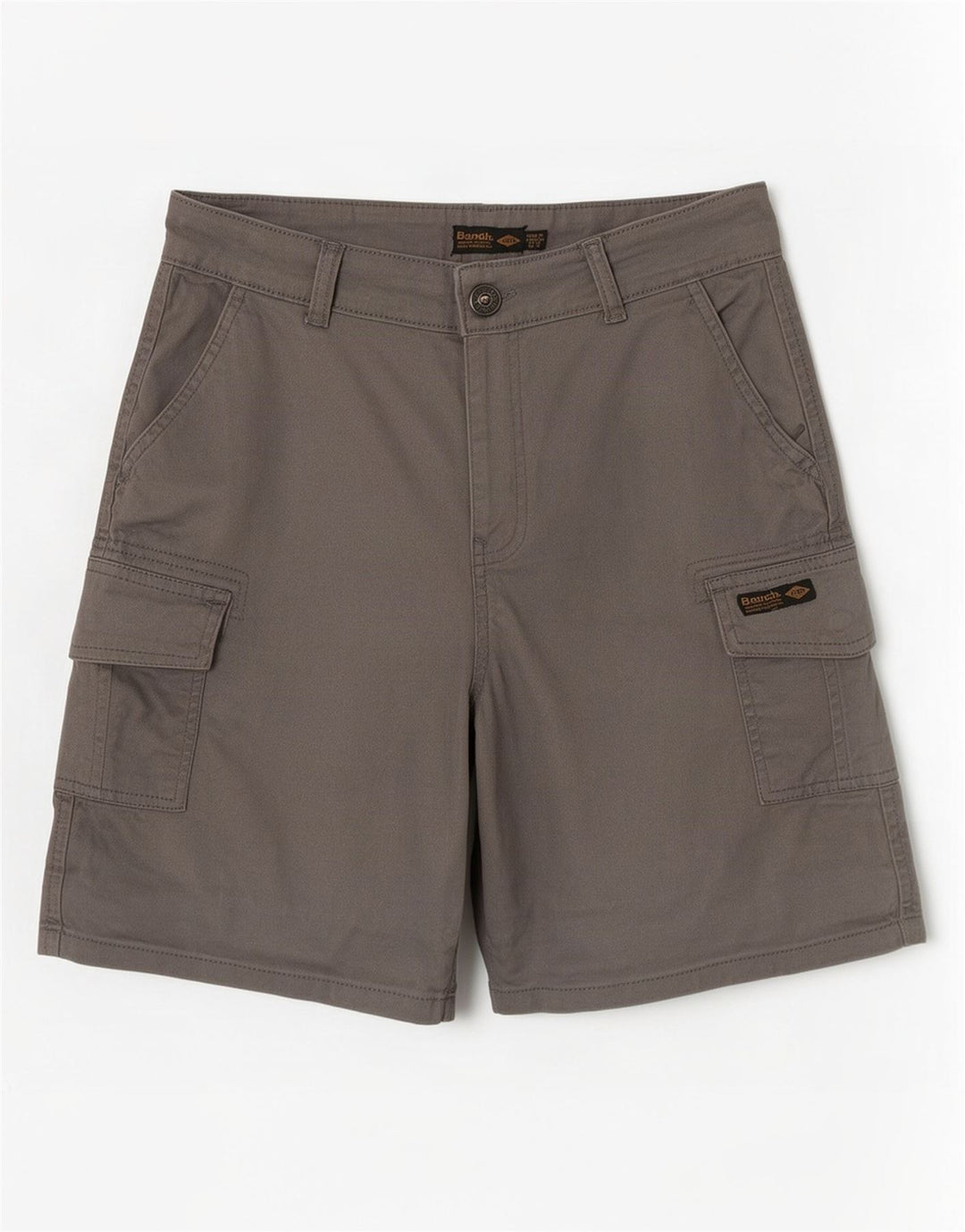 Shorts cargo feminino Bench UK 12 médio W30 algodão cinza
