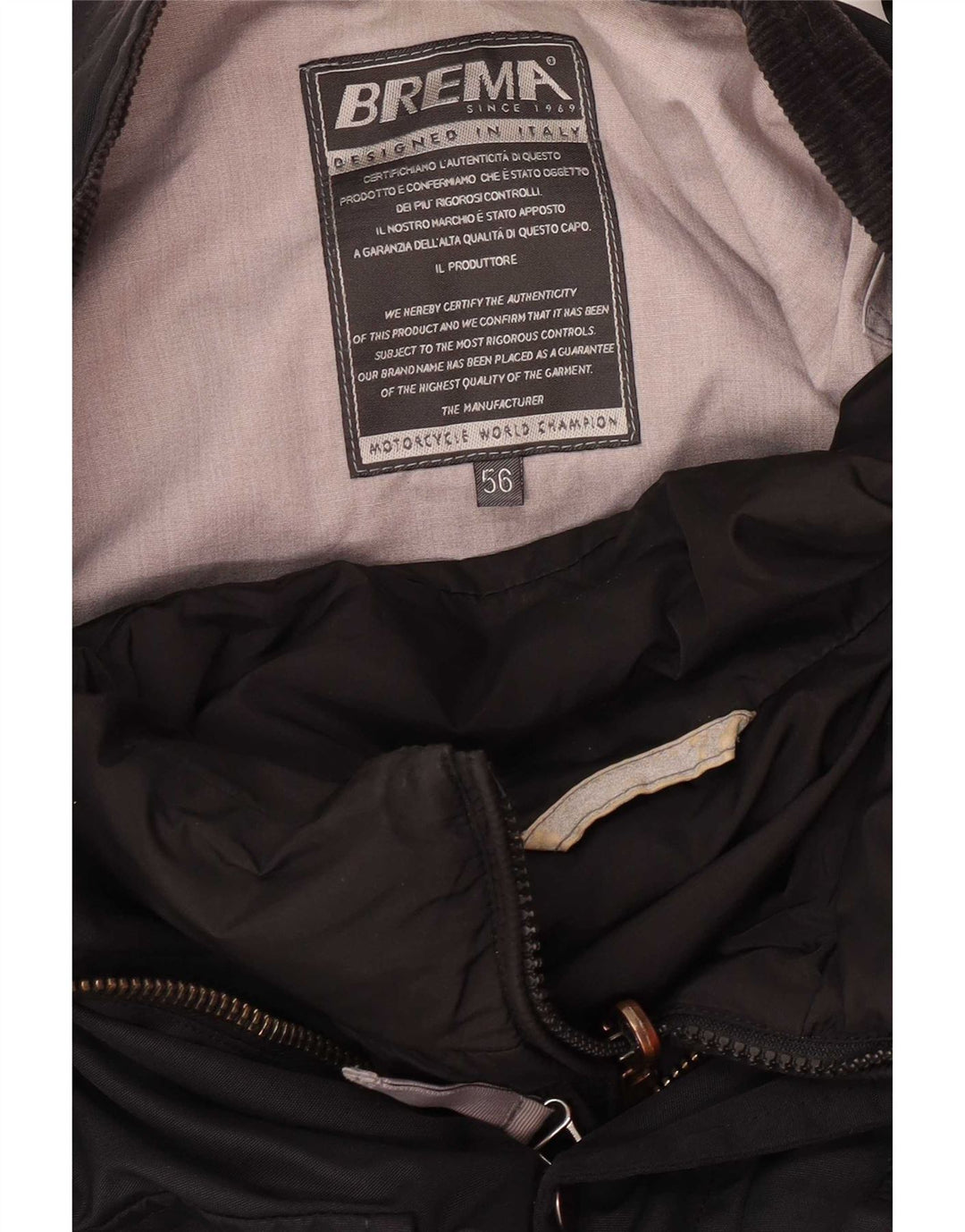 Jaqueta utilitária masculina Brema IT 56 3XL poliamida preta