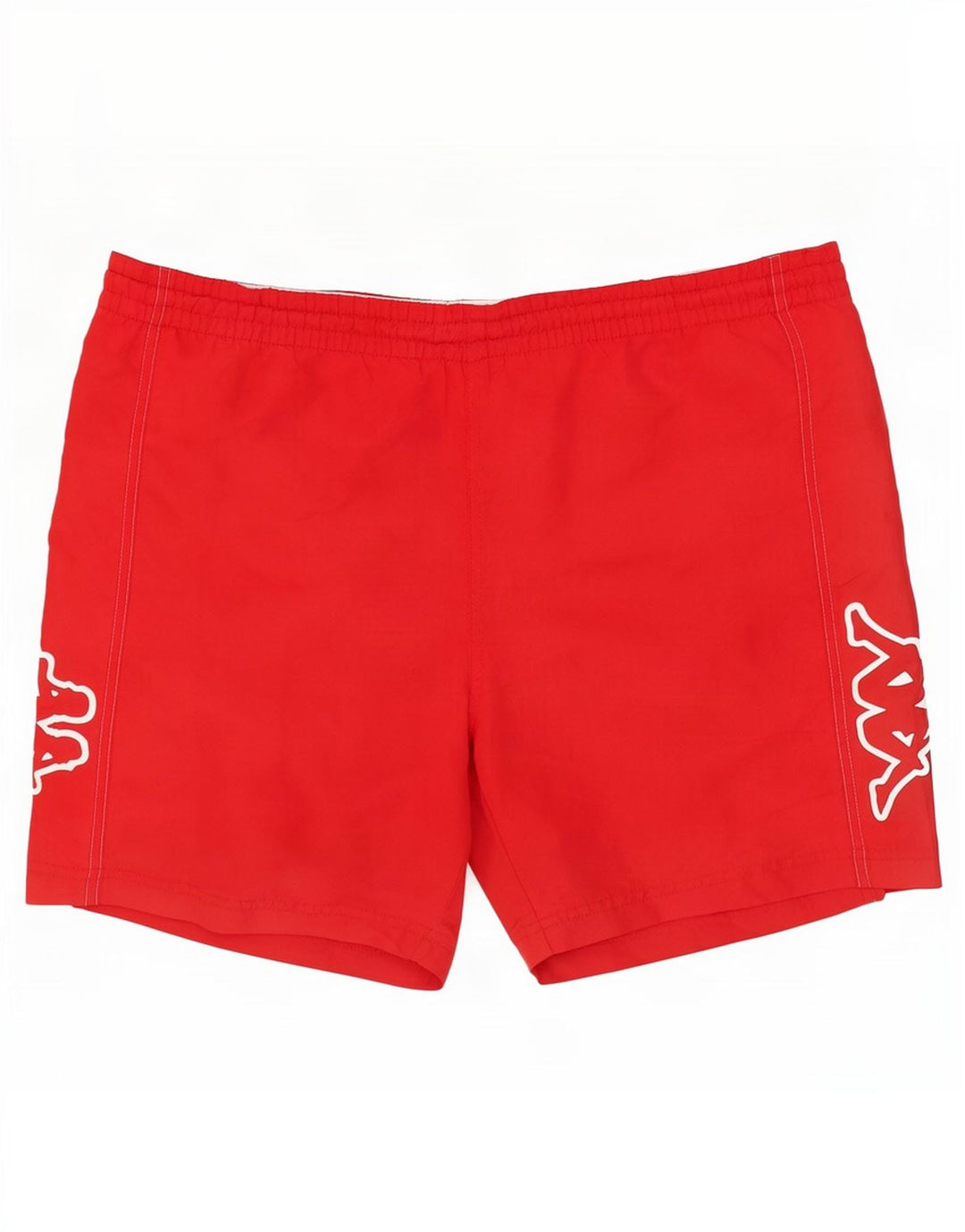 Shorts de natação masculino Kappa gráfico grande vermelho