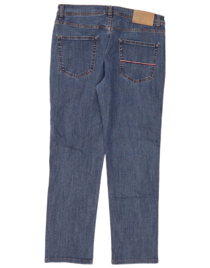 Jeans retos femininos Tommy Hilfiger W36 L28 algodão azul
