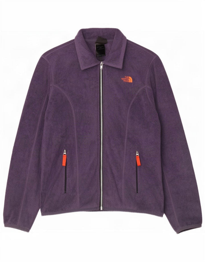 Jaqueta de lã feminina The North Face UK 10 poliéster roxo pequeno