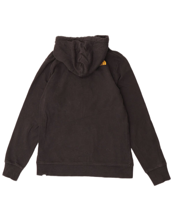 Jumper com capuz gráfico feminino The North Face Reino Unido 12 algodão preto médio