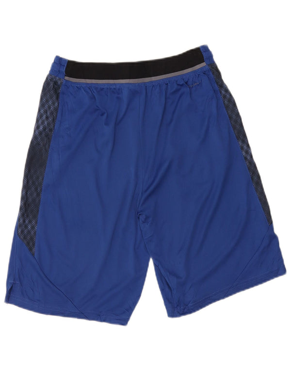 RUSSELL ATLÉTICO Shorts esportivos femininos Dri-Power UK 18 2XL azul colorblock