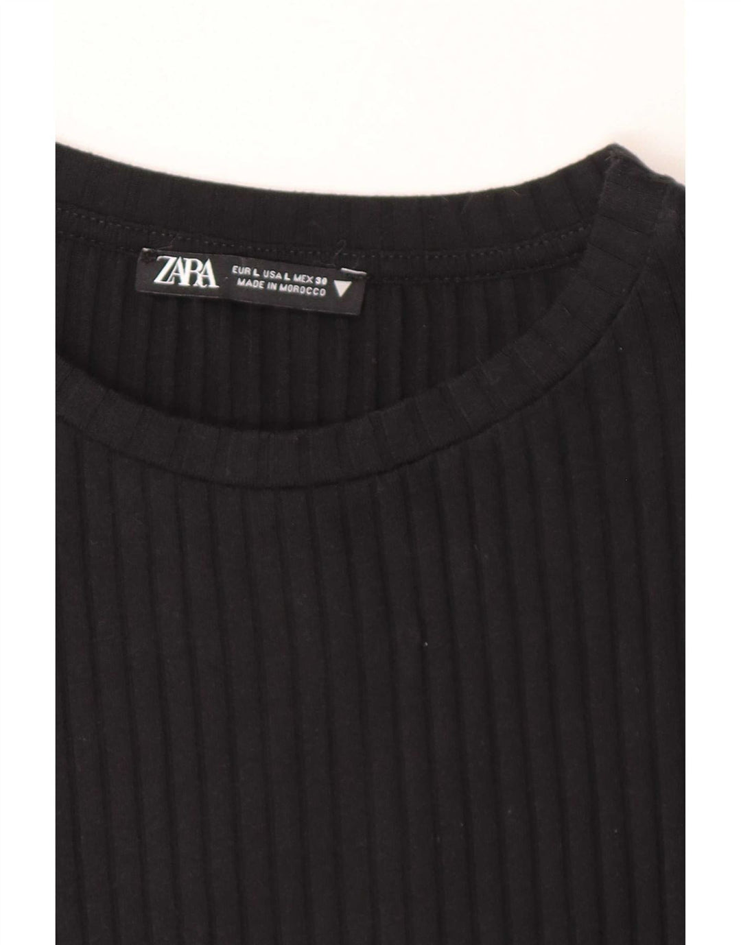 Vestido Bodycon feminino Zara Reino Unido 14 grande preto