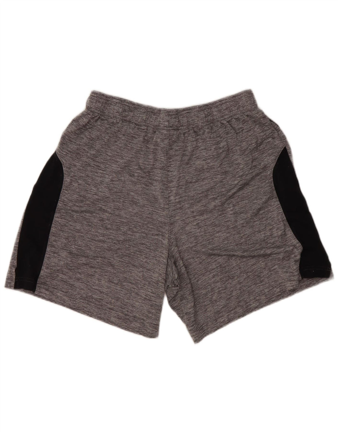 Shorts esportivos masculinos UNDER ARMOUR grande poliéster colorblock cinza