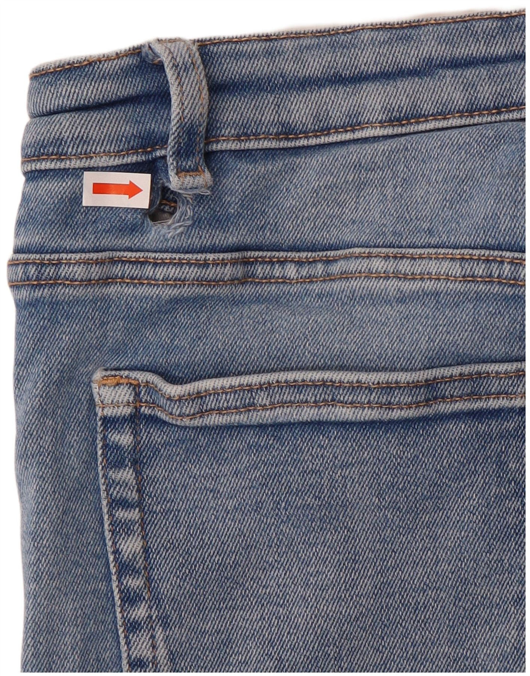 Zara Jeans Cônicos Femininos EU 40 Médio W30 L27 Azul Algodão