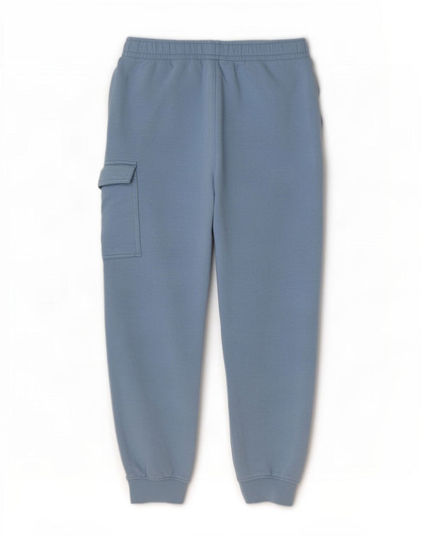 Nike Mens Swoosh Graphic Cargo Calça de treino Joggers Azul Médio