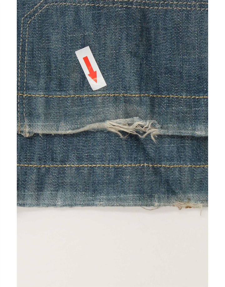 Jeans soltos femininos Diesel W29 L34 algodão azul