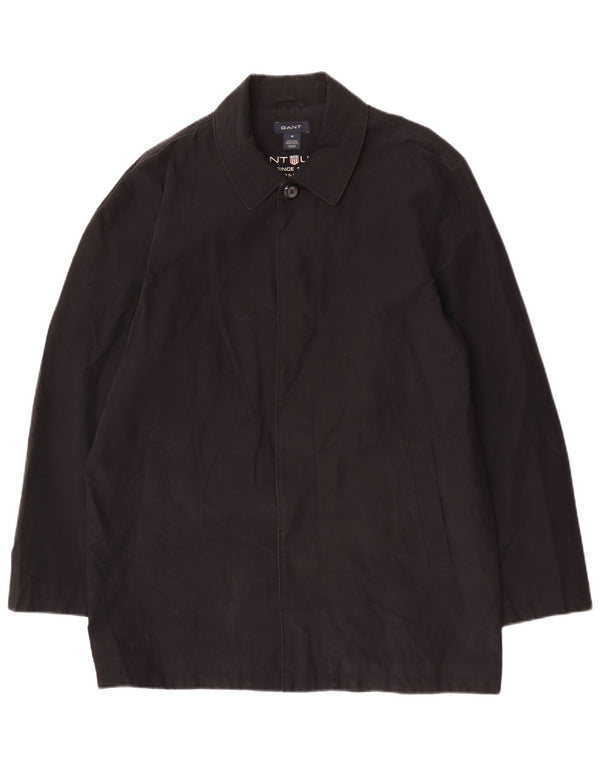 Casaco corta-vento masculino Gant UK 38 algodão preto médio