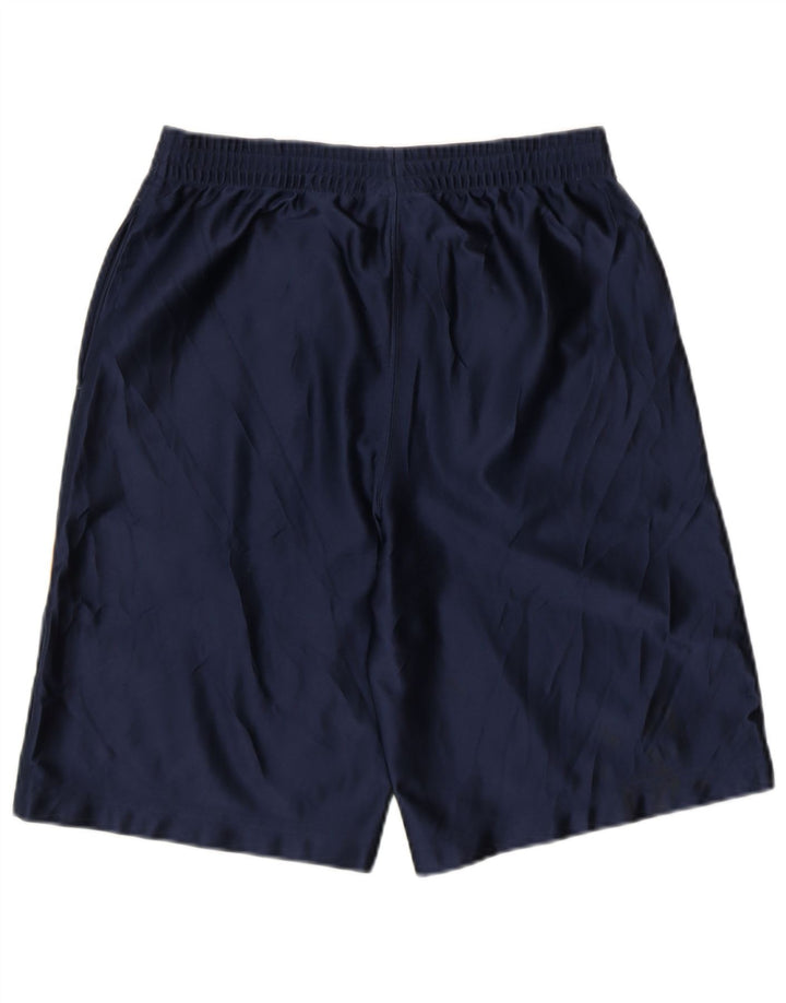 Shorts esportivos gráficos Puma Boys 9-10 anos médio azul marinho colorblock