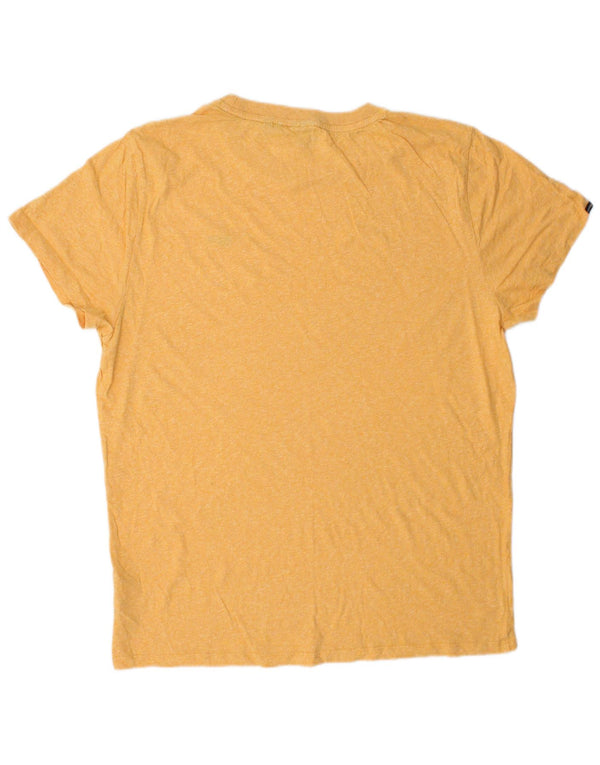 Camiseta masculina SUPERDRY Top 2XL algodão amarelo