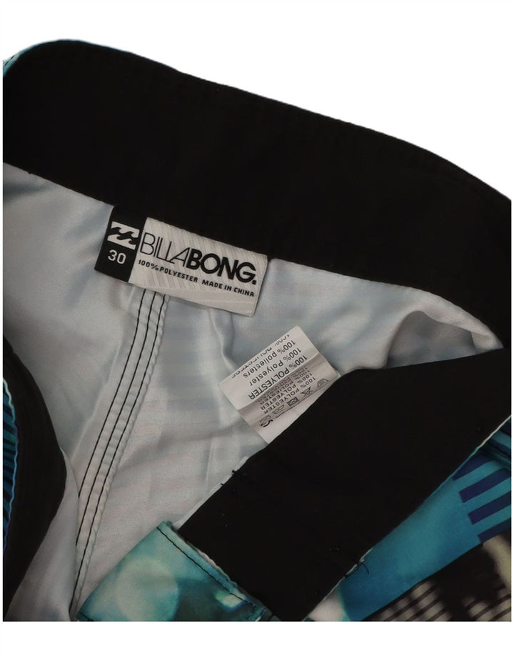 Shorts de natação masculino Billabong gráfico médio listrado multicolorido