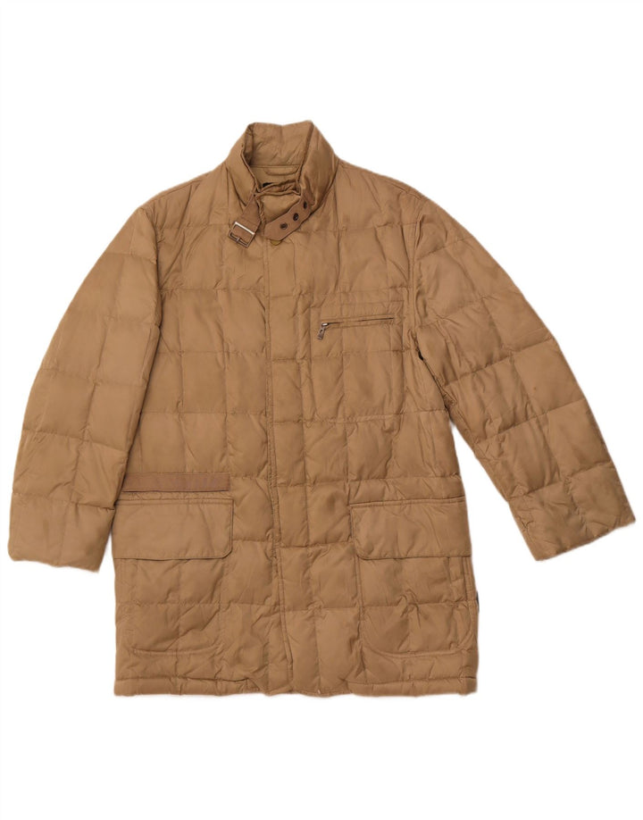 SERGIO TACCHINI Jaqueta acolchoada masculina UK 38 Médio Bege