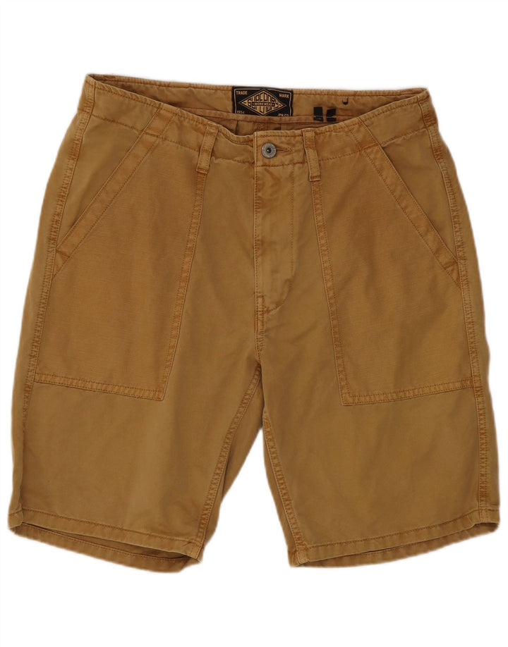 Superdry Mens Chino Shorts Pequeno W29 Algodão Bege