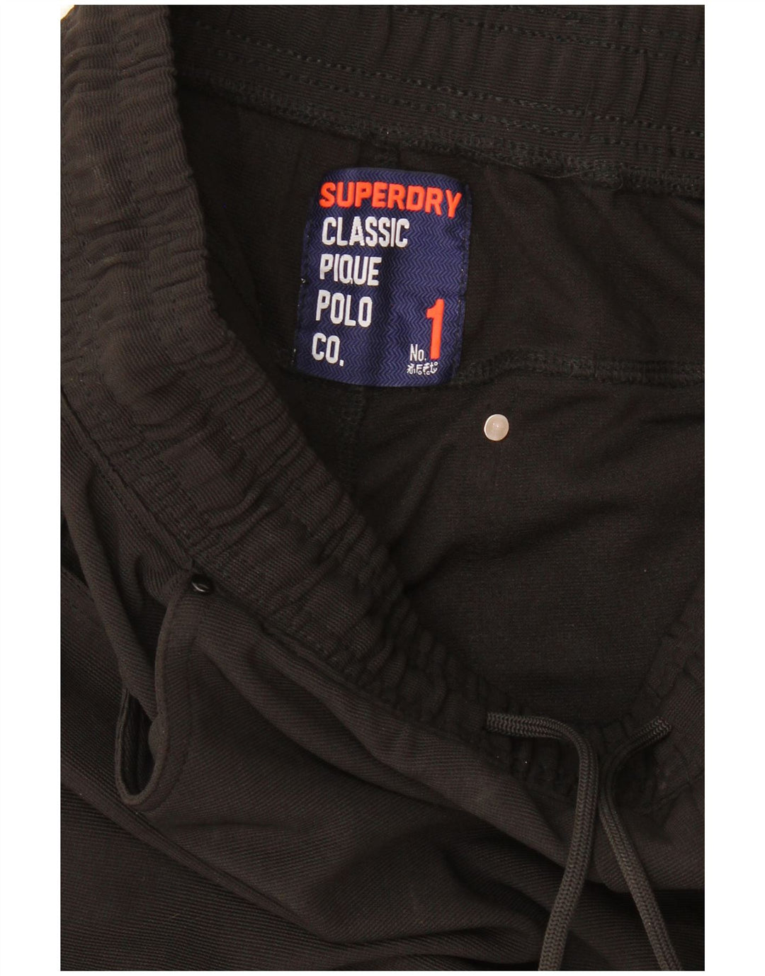 Calça de treino masculina Superdry médio preto