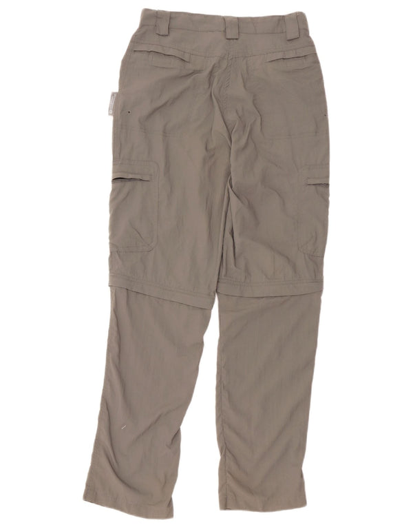 Calça cargo feminina reta Mountain Warehouse UK 6 XS W28 L26 cinza