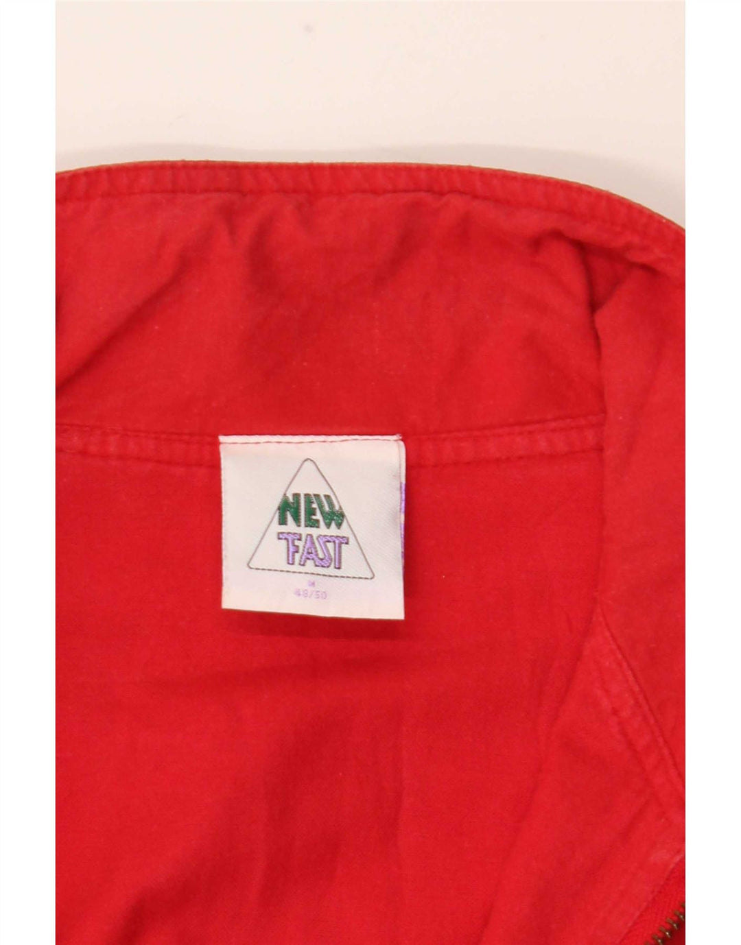 C&A Jaqueta masculina nova rápida militar anorak UE 48/50 algodão vermelho médio