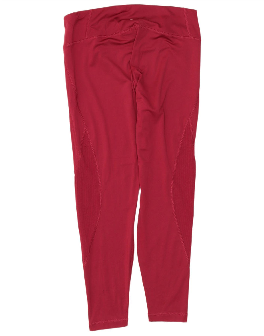 Leggings Reebok Mulher UK 14 Grande Poliéster Borgonha