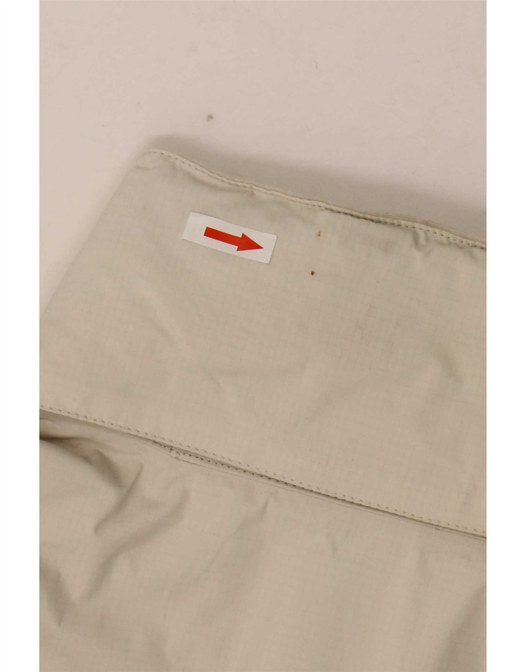 Jaqueta de chuva feminina com capuz The North Face UK 14 nylon branco médio