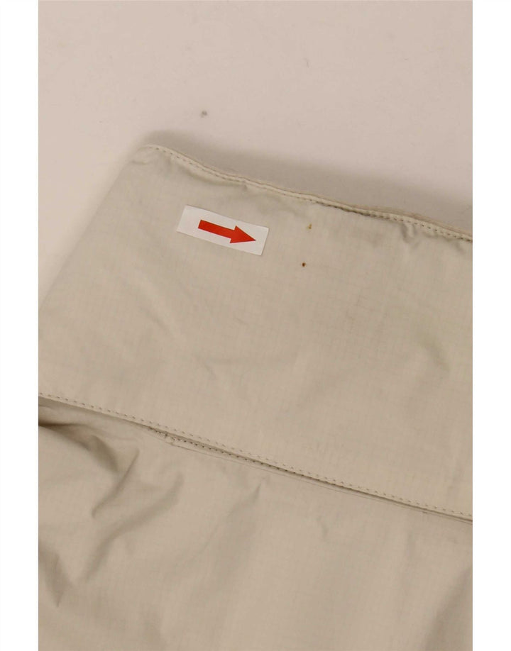 Jaqueta de chuva feminina com capuz The North Face UK 14 nylon branco médio