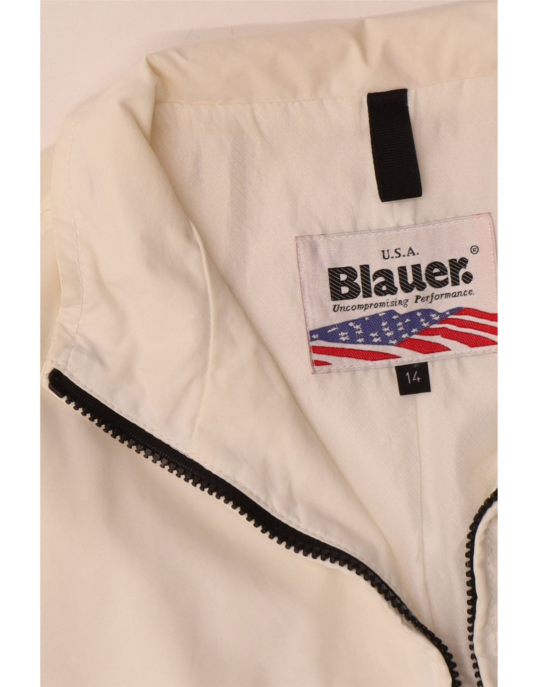 Jaqueta bomber Blauer Boys 13-14 anos poliamida branca