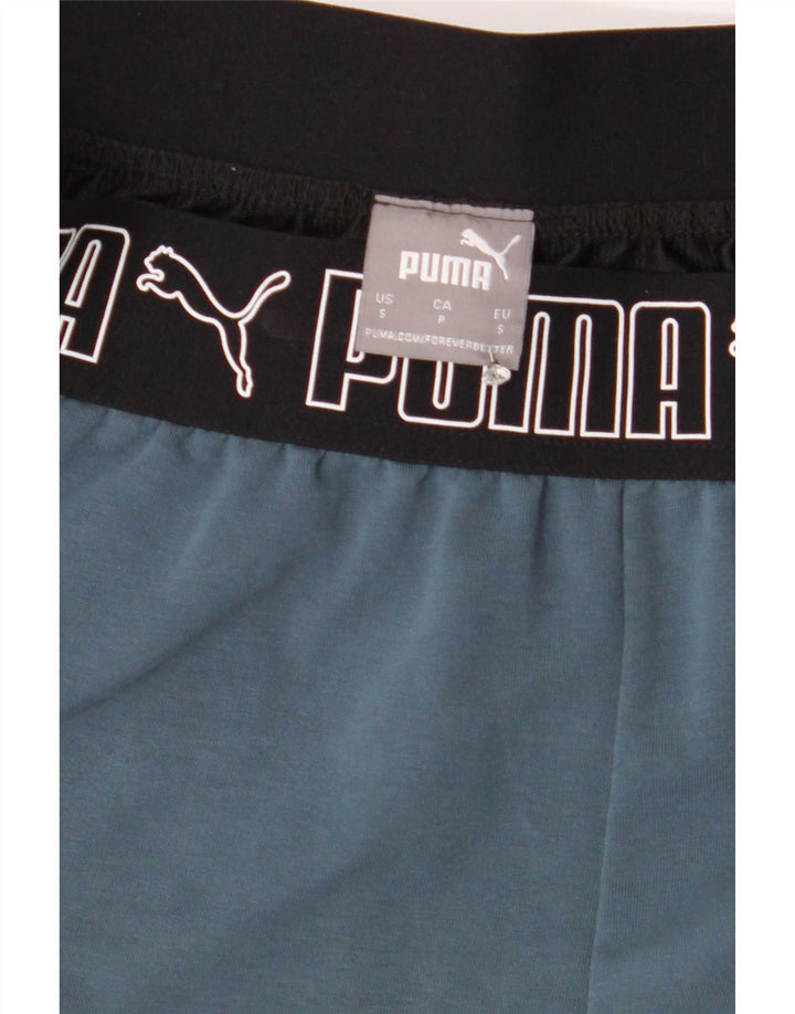 Puma Mens Graphic Sport Shorts Pequeno Azul Colorblock